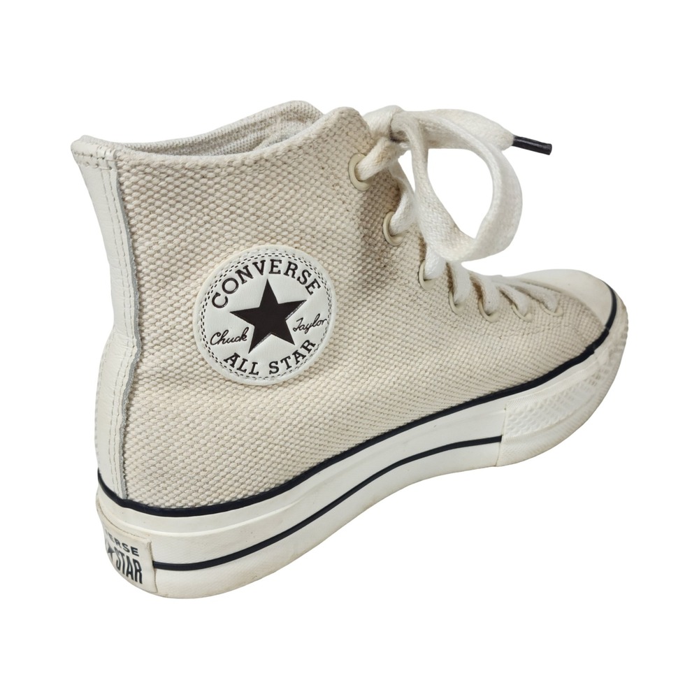 Converse Chuck Taylor All Star Lift High Platform Egret Cream A09093C Womens 8 - Picture 3 of 16